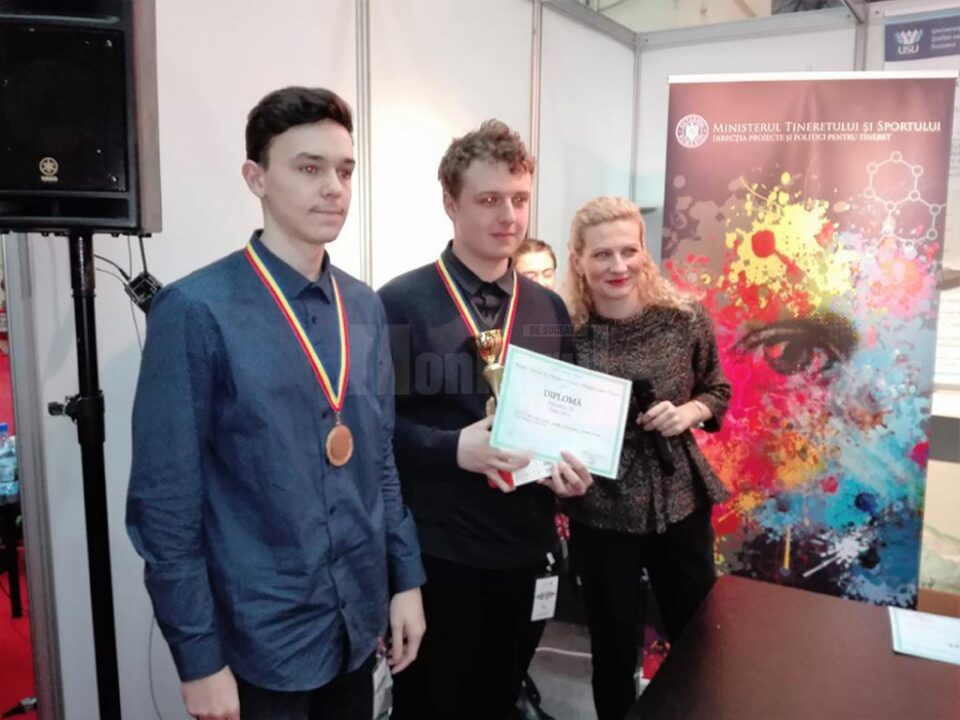 Tineri suceveni, pe podium la Salonul Național de Inventică și Creație Științifică