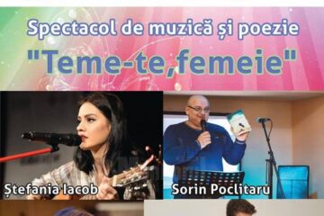Spectacol de muzică și poezie, cu Ștefania Iacob și Sorin Poclitaru