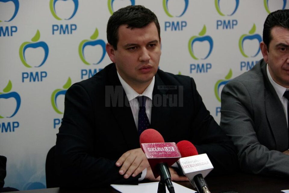 Liderul interimar al PMP Suceava, deputatul Eugen Tomac