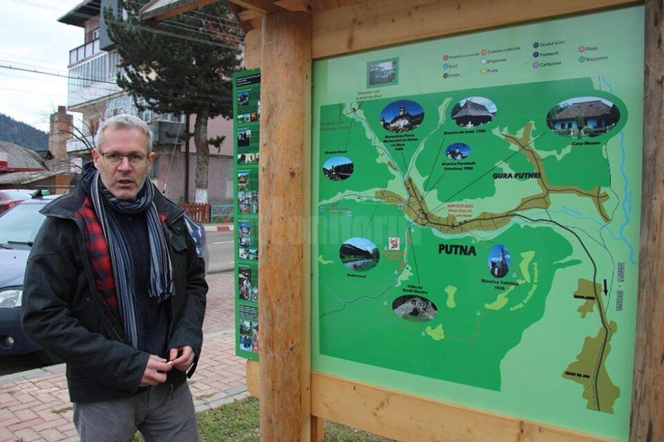 Pascal Garnier s-a implicat în realizarea unor panouri informative