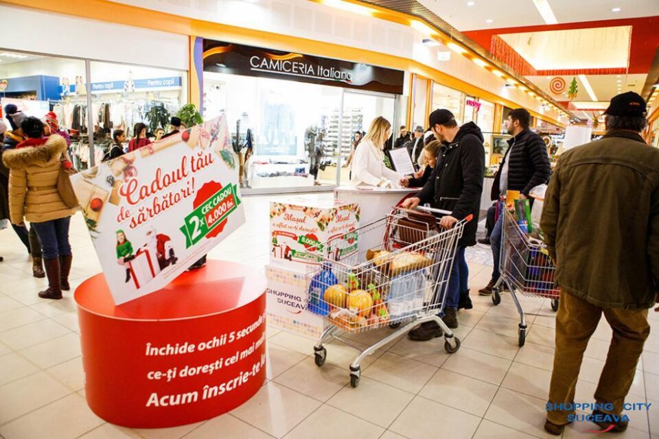 Premii în valoare totală de 8.000 lei pentru clienții centrului comercial Shopping City Suceava