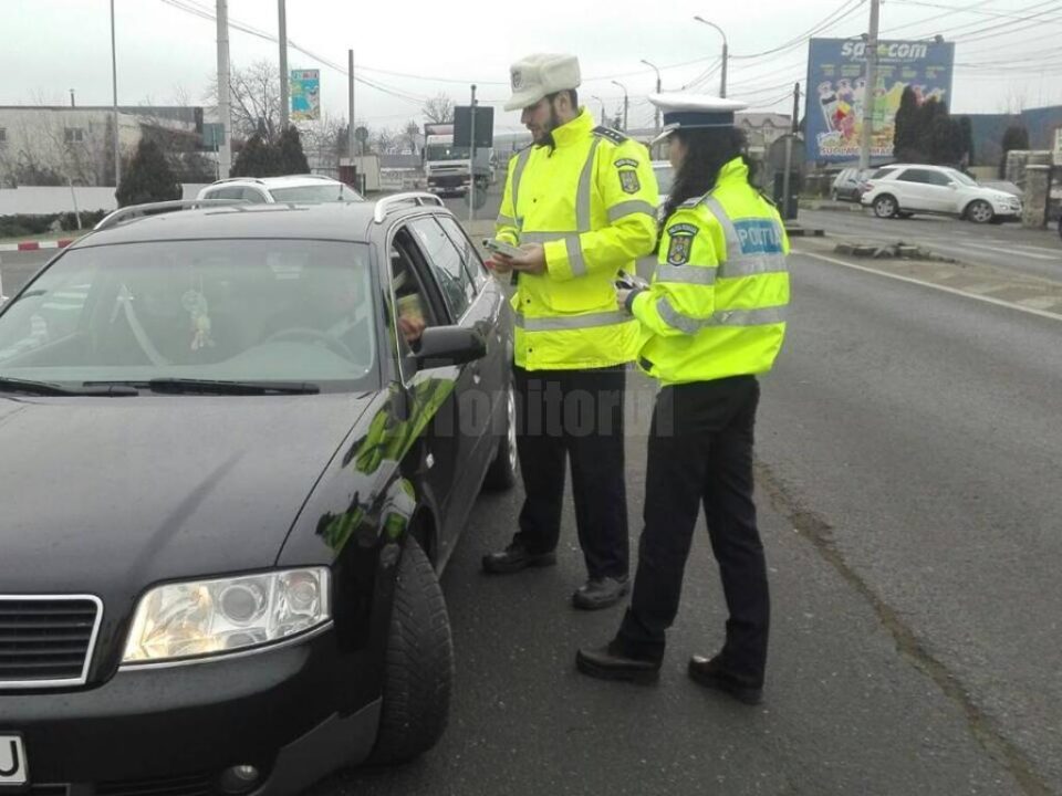 "Cedează volanul când bei", amplă acțiune de prevenire a accidentelor desfășurată de poliție