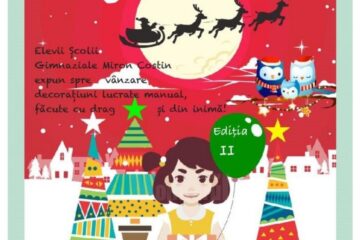 Școala „Miron Costin” organizează un Târg de Crăciun pentru copiii și tinerii defavorizați