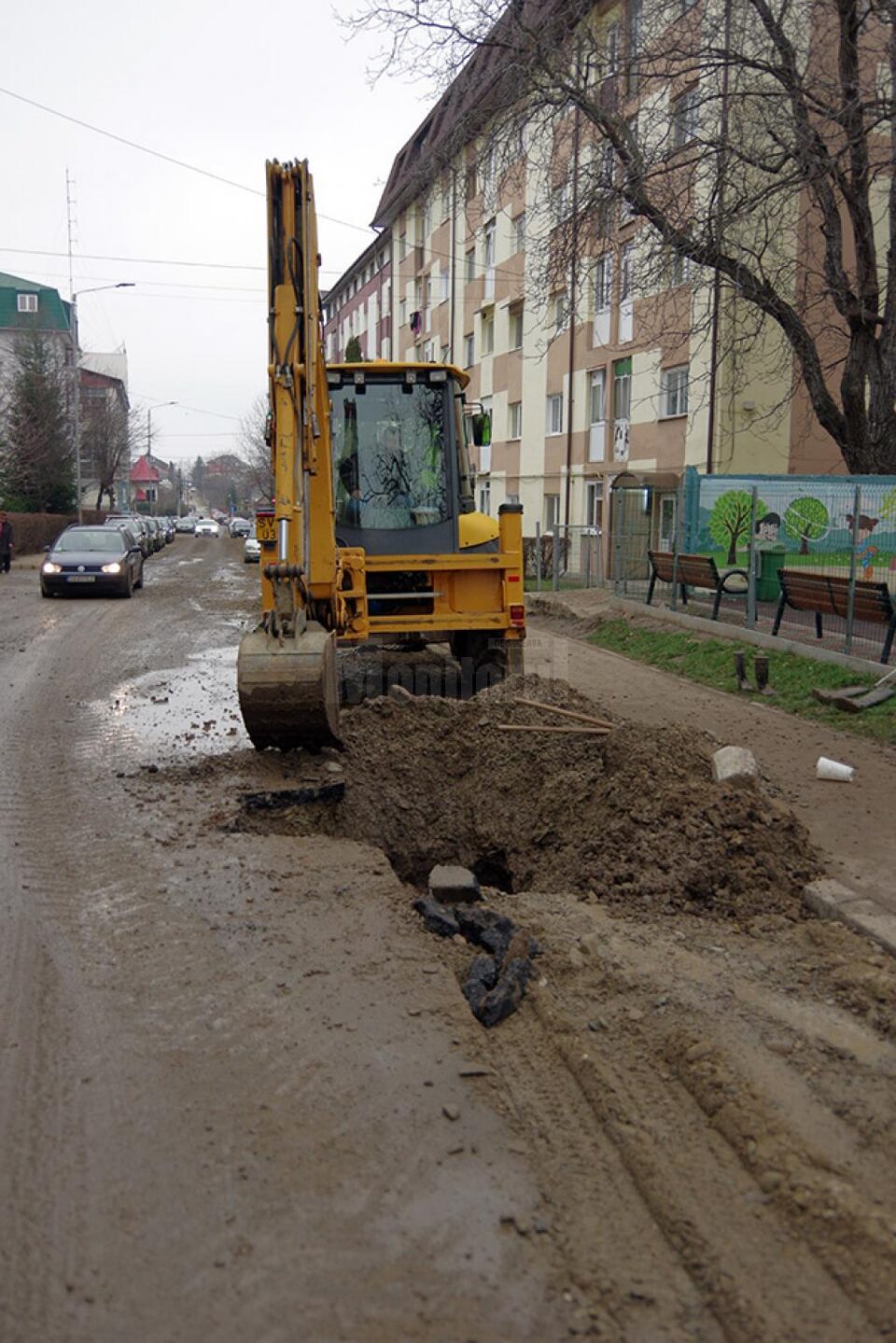 O avarie la rețeaua de apă potabilă a afectat aproape întreg cartierul Zamca