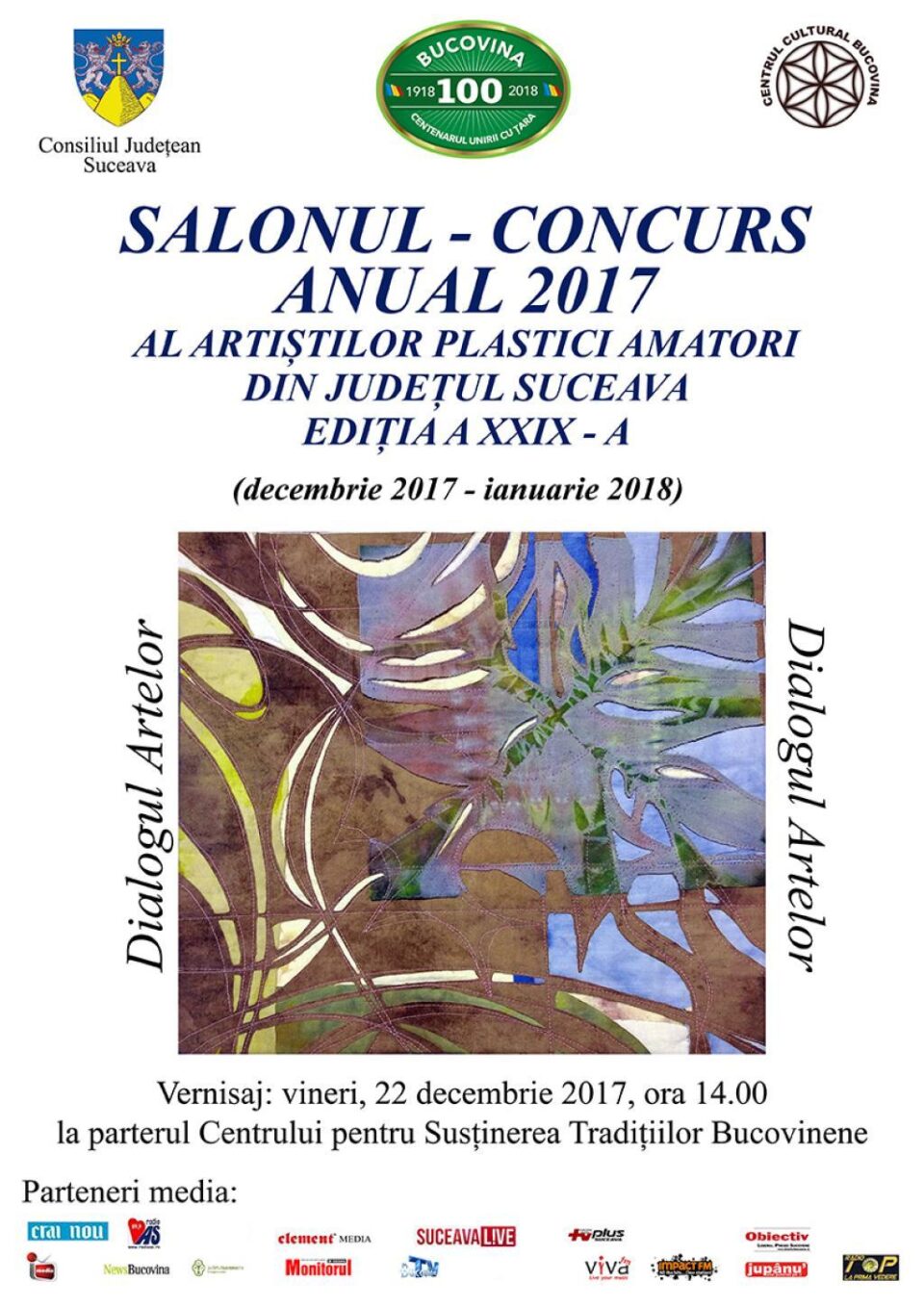 Vernisajul Salonului-concurs anual al artiștilor plastici amatori din județul Suceava