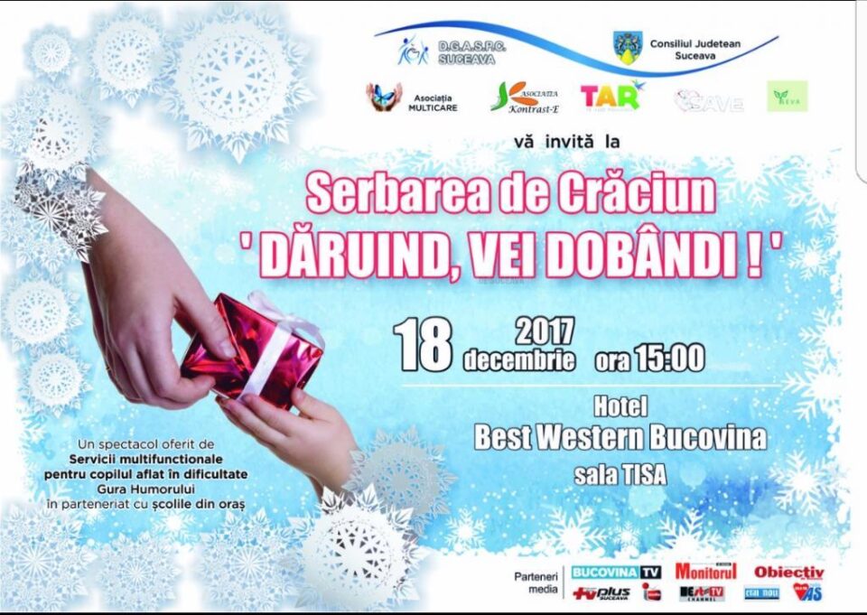 Serbare de Crăciun "Dăruind, vei dobândi"