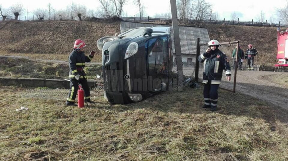 Un nou accident în „curba morții” de la Prisaca Dornei