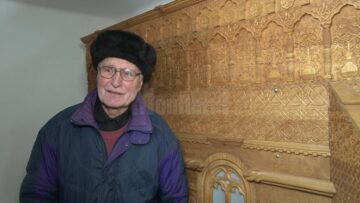 Sala voievozilor, munca de 30 de ani a unui om care și-a dedicat viața sculpturii în lemn