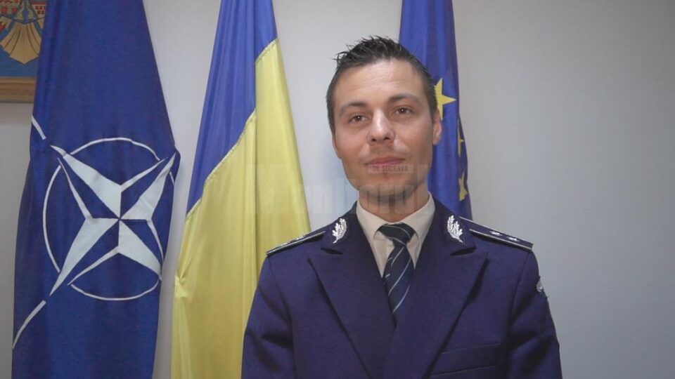 Purtătorul de cuvânt al IPJ Suceava, comisarul Ionuț Epureanu