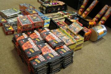 Articolele pirotehnice au fost confiscate