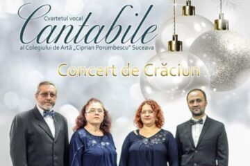 Cvartetul vocal „Cantabile”, în concert, miercuri, la Biserica catolică „Ioan Nepomuk”