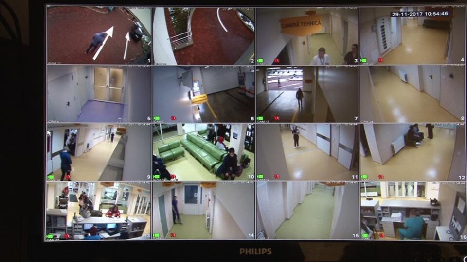 Parte din actualul sistem de supraveghere video