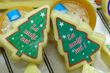 Brăduți din cașcaval, un produs lansat pentru sărbătoarea Crăciunului
