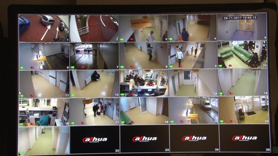 Parte din actualul sistem de supraveghere video