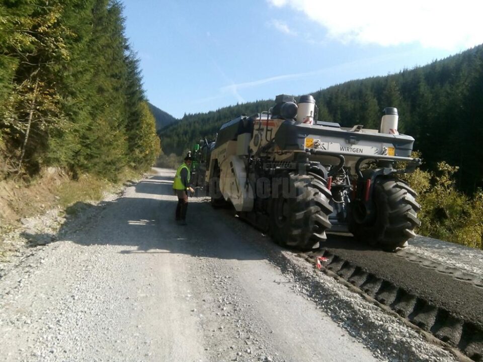 Lucrările de pe DN 18 sunt de modernizare capitală