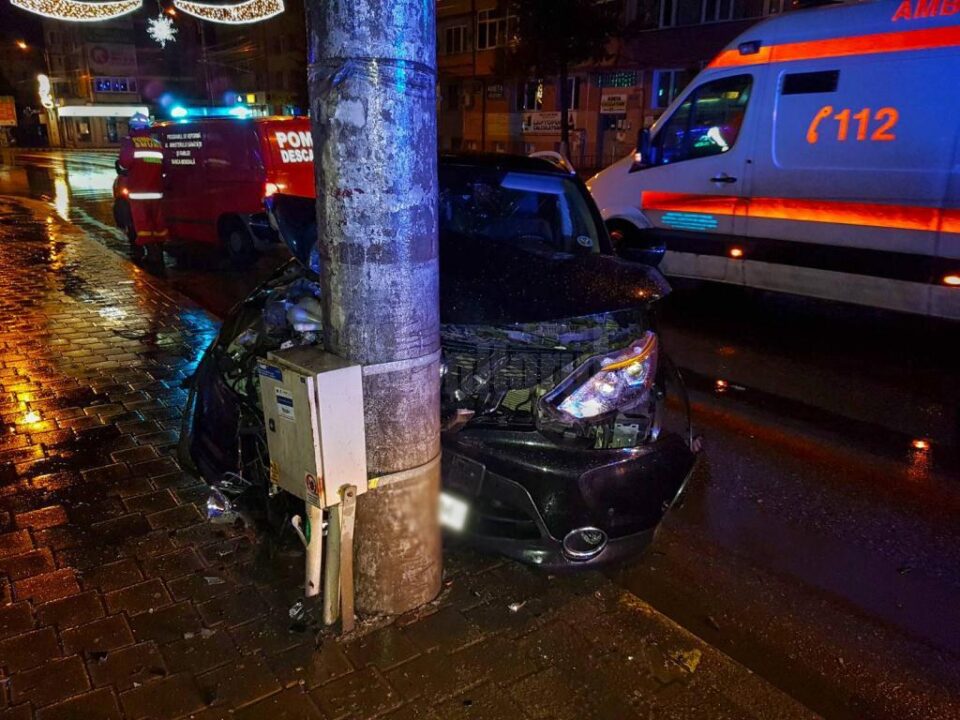 Șoferul nu a mai fost găsit la fața locului