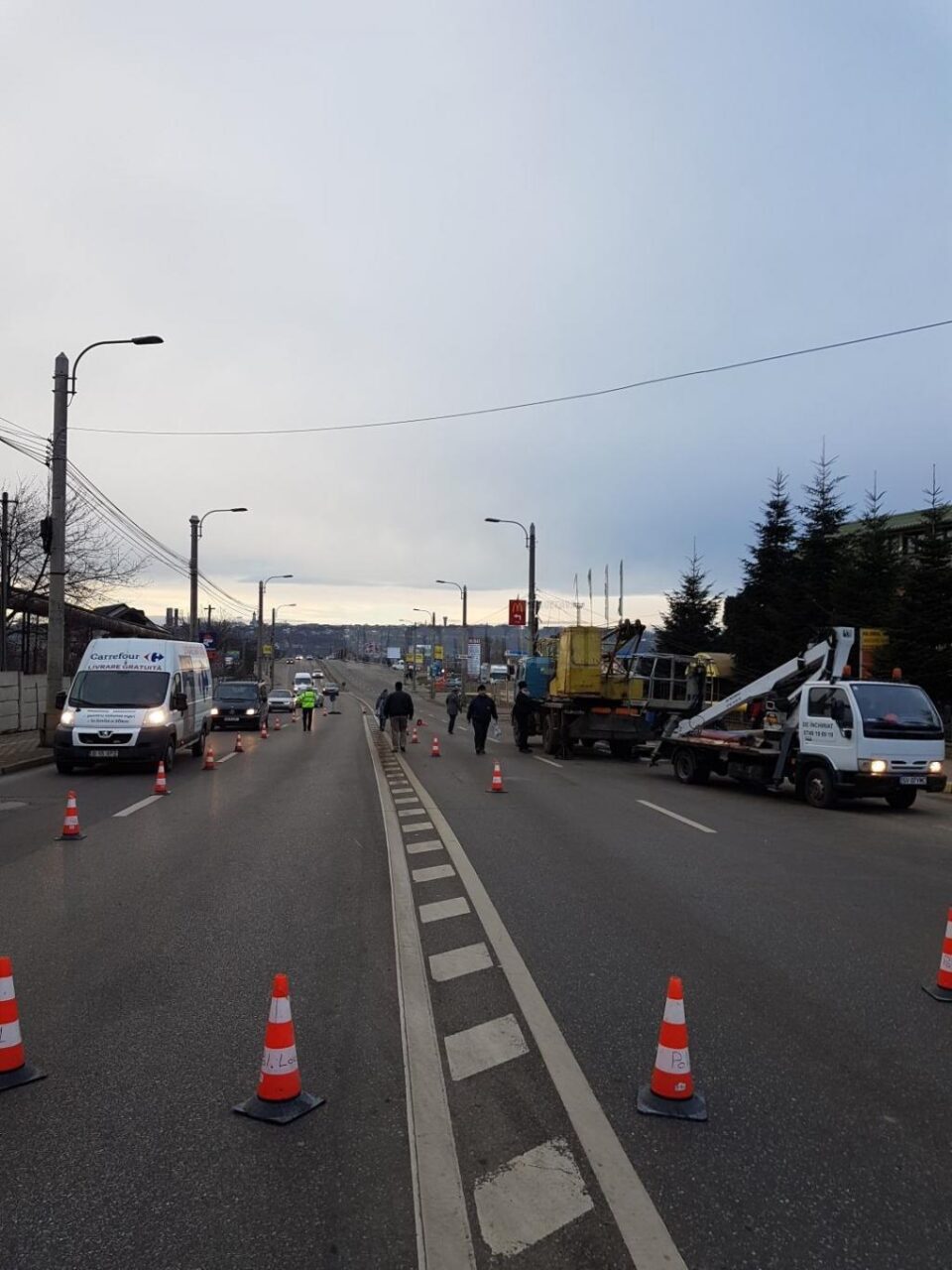 Traficul este blocat