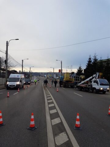 Traficul este blocat