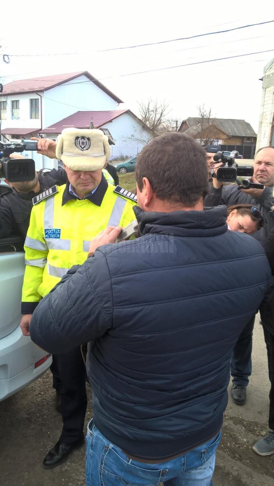 Soferul sufla in etilotest