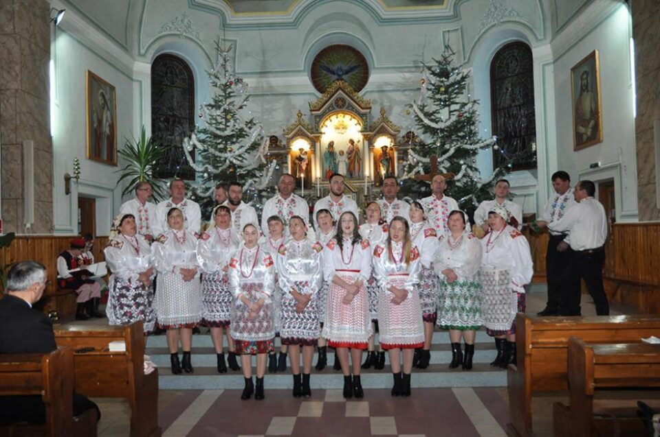 Colinde în polonă, română, ucraineană și germană la Festivalul de la Solonețu Nou