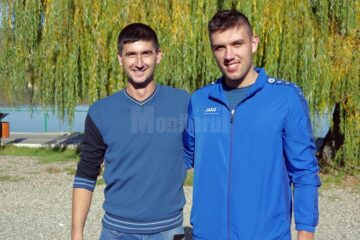 Cosmin Pascari alături de antrenorul său, Ioan Despa