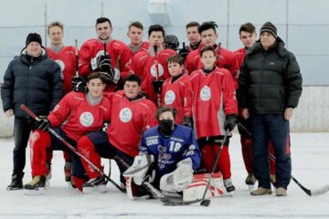 Echipa de hochei juniori U16 CSM Suceava, antrenori Constantin Curelaru și Cătălin Vasiliu