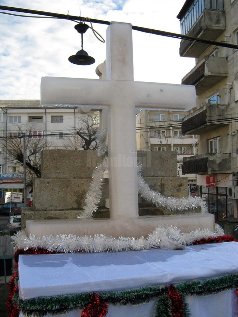 Singurul lăcaș de cult unde a existat cruce de gheață a fost Biserica “Sfântul Ilie”