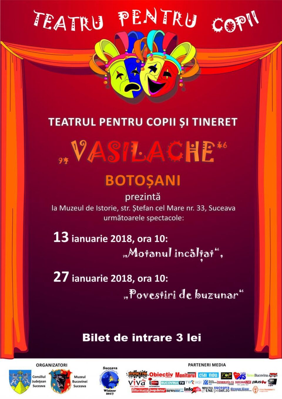 Teatru pentru copii, la Muzeul de Istorie