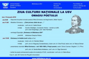 Ziua Culturii Naționale, marcată la Universitatea din Suceava