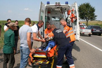 Imagini de coșmar la locul accidentului