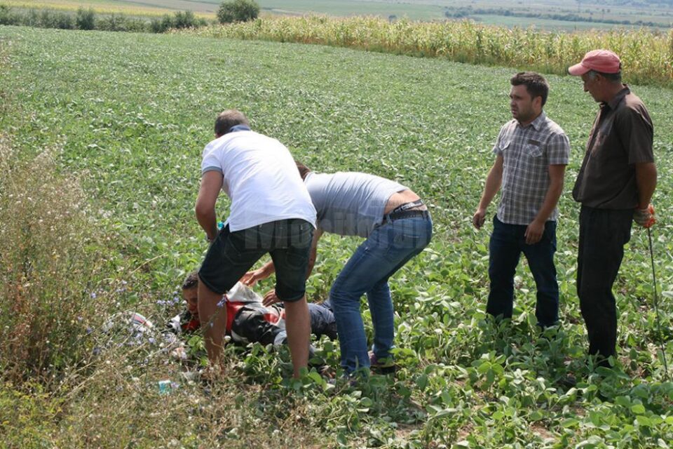 Imagini de coșmar la locul accidentului