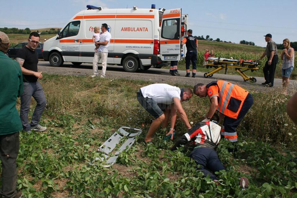 Imagini de coșmar la locul accidentului