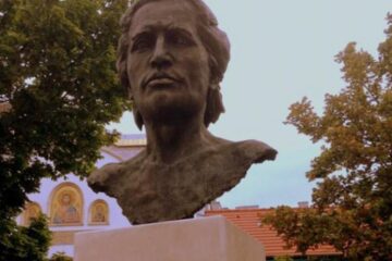 Statuia lui Mihai Eminescu de la Viena. Foto: Dan Toma Dulciu