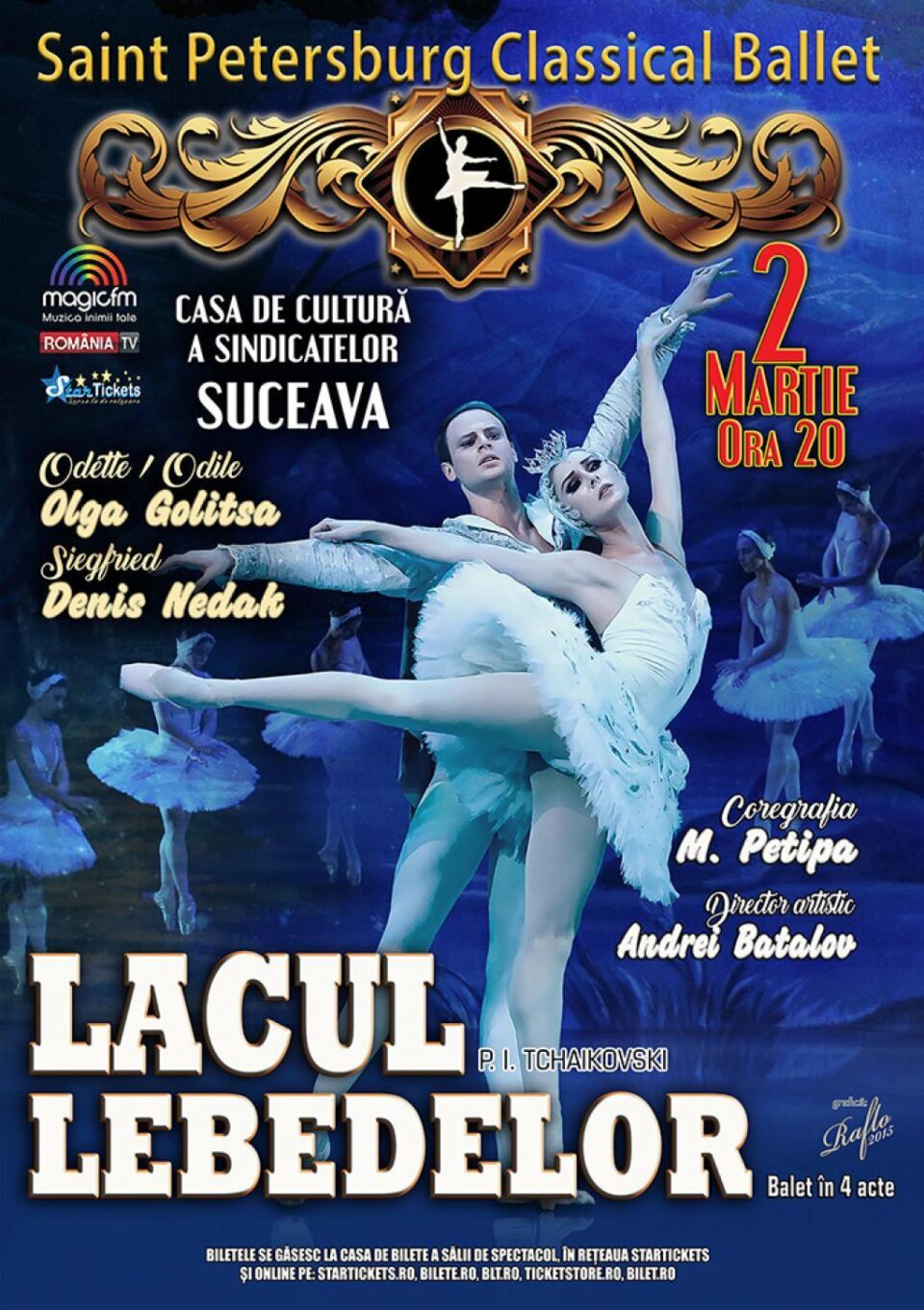 St. Petersburg Classical Ballet of Andrey Batalov, pe scena suceveană