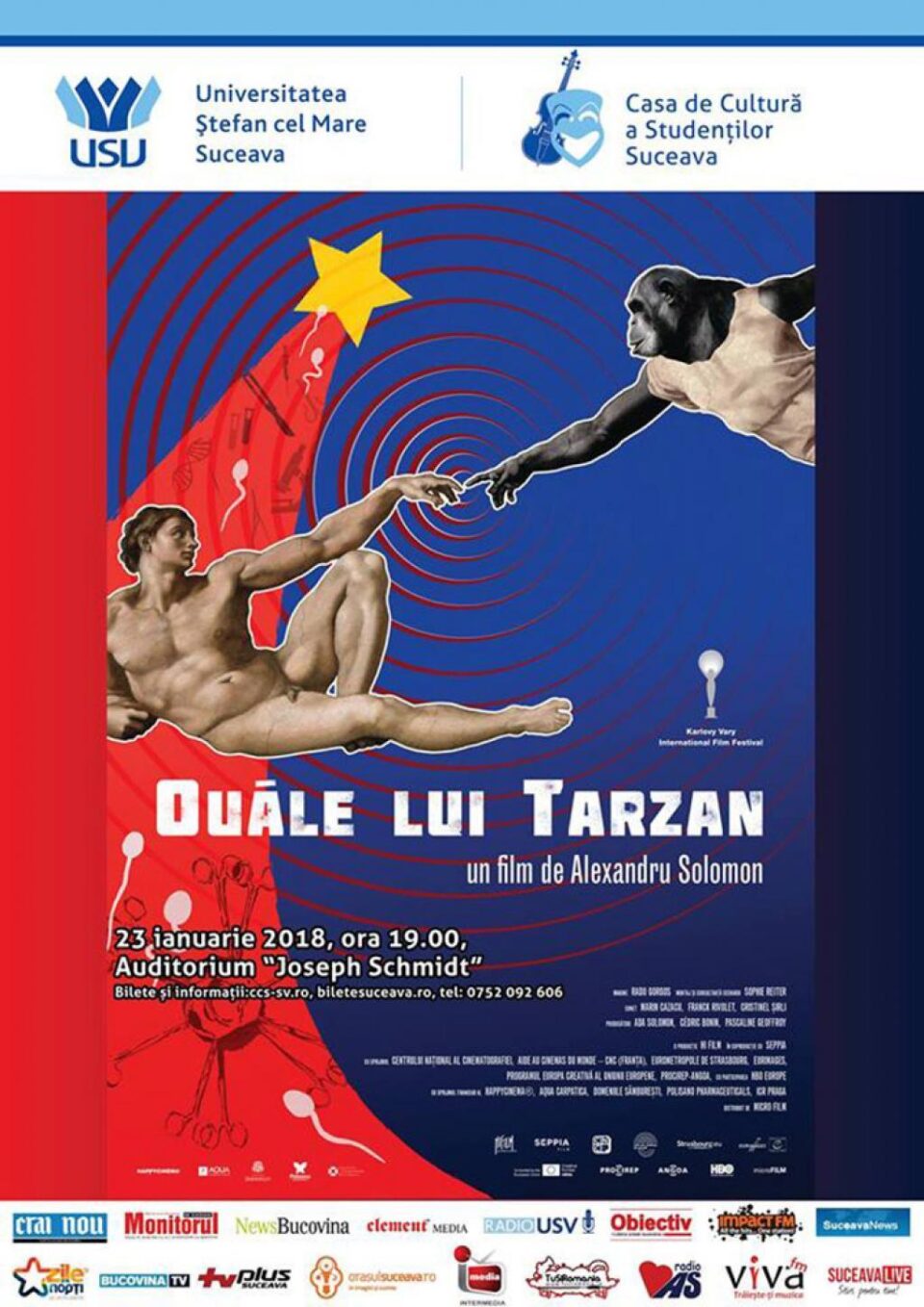Filmul „Ouăle lui Tarzan” va fi proiectat la USV