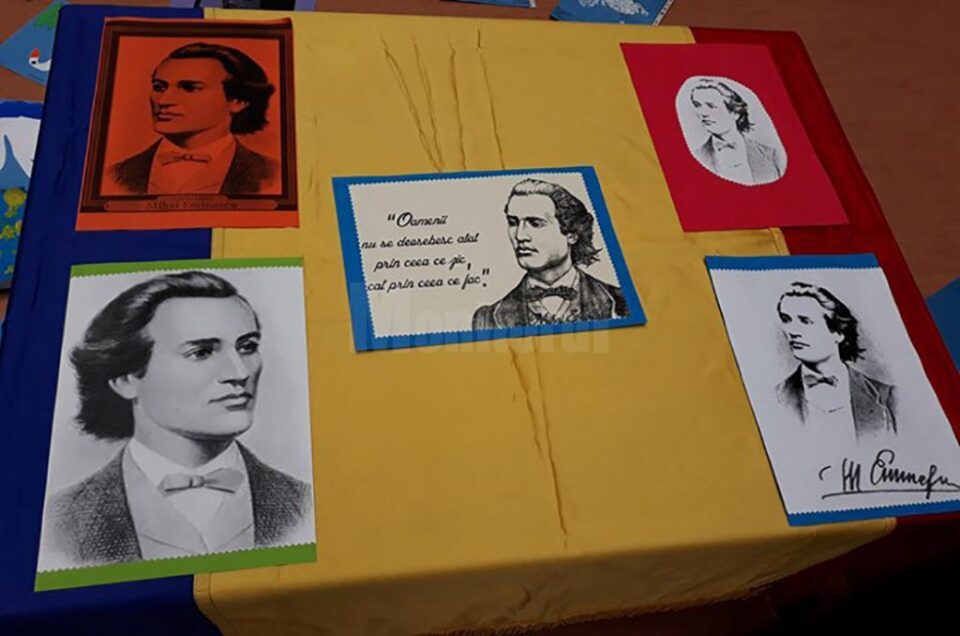 Școala Primară “Sfântul Ioan cel Nou de la Suceava” l-a comemorat luni pe poetul Mihai Eminescu