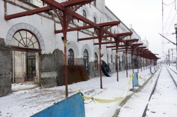 Peronul și copertina au fost demontate