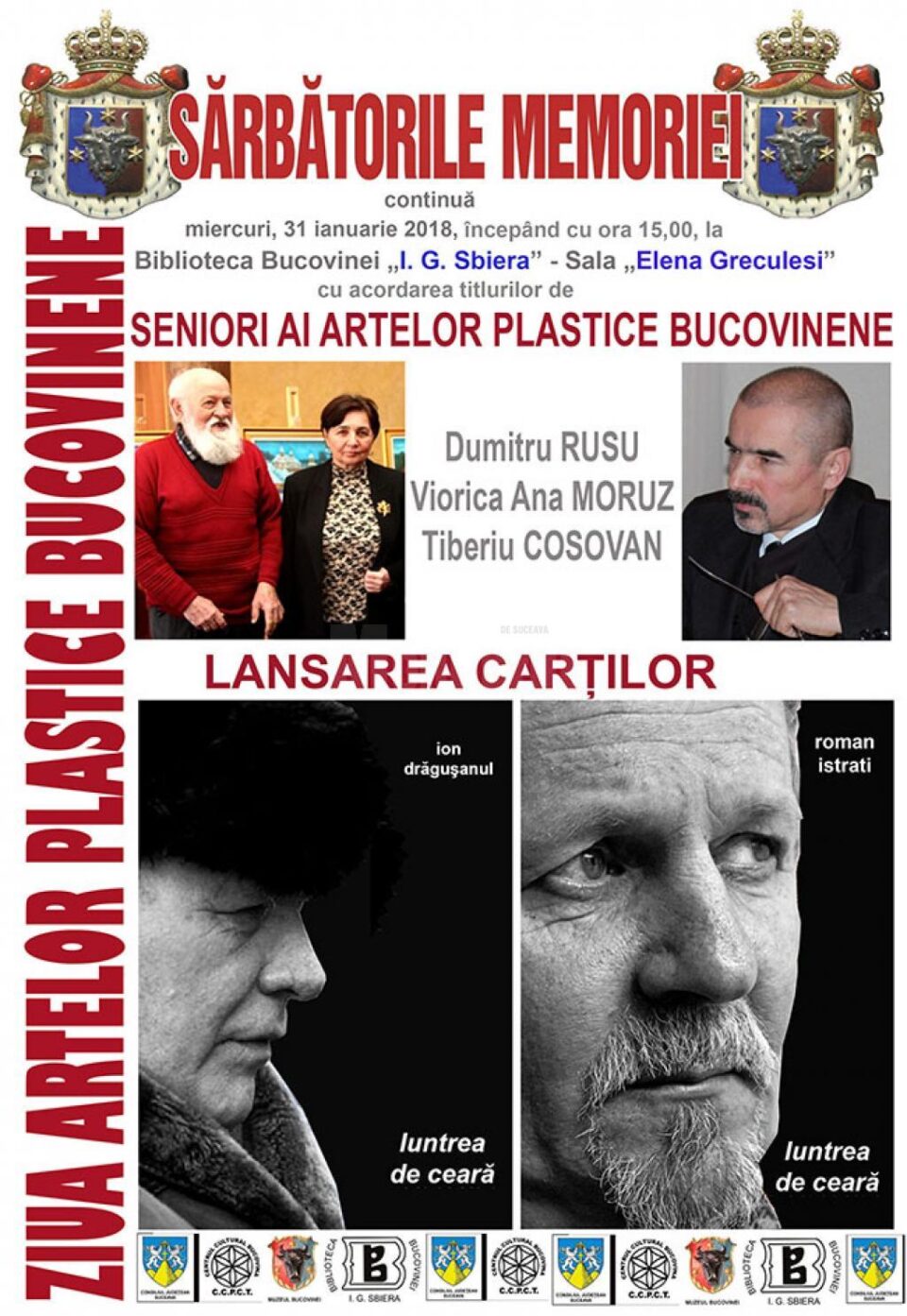 „Sărbătorile Memoriei", la Biblioteca "I. G. Sbiera”