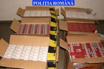 Captura de țigări găsite în masina oprită la Vatra Dornei