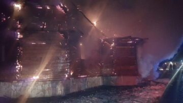 Incendiu devastator la biserica din Suha, comuna Mălini