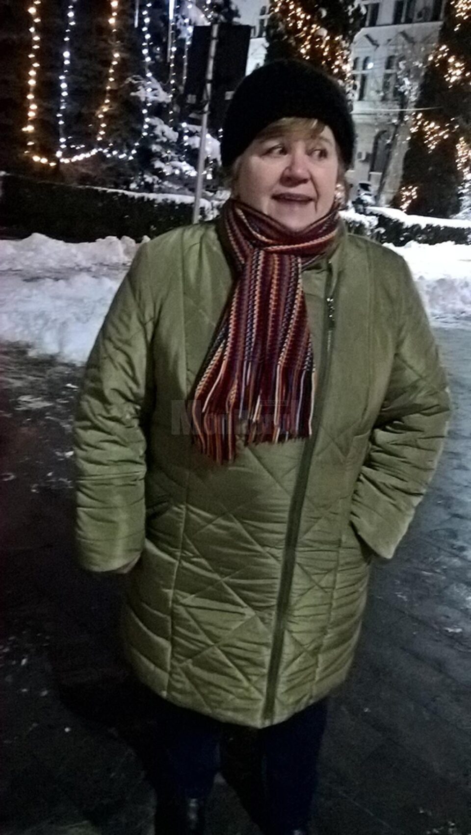 Pensionara Gertrude Ciubotaru: "Doar câteva zeci de oameni sunt în centru. Întotdeauna am procedat așa"