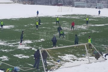 Primul antrenament al Forestei a avut loc în condiții de iarnă, pe sinteticul de la LPS