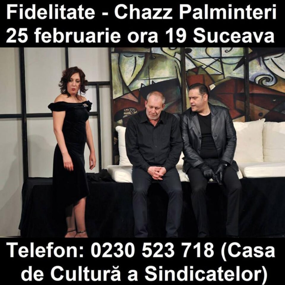 Spectacolul „Fidelitate” cu Florin Busuioc, pe scena suceveană