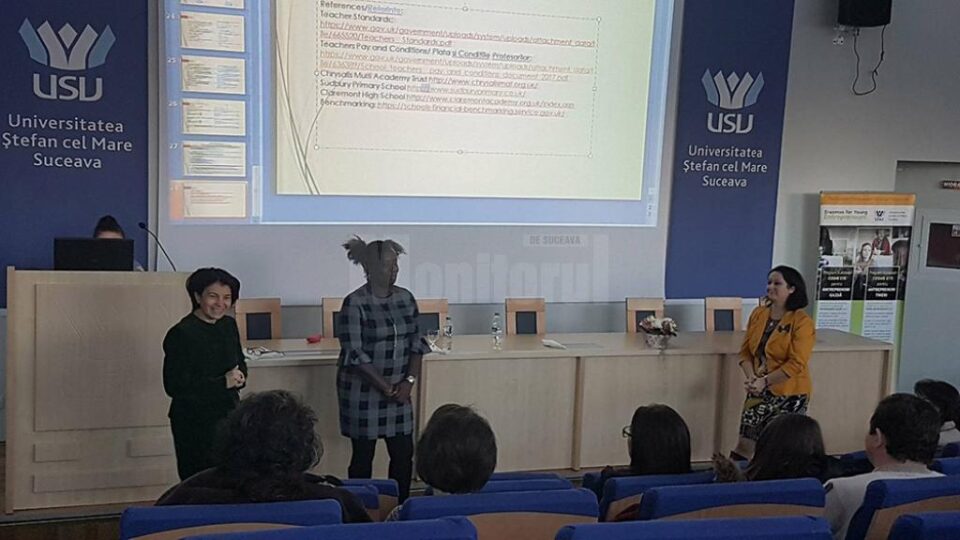 Conferința "Management educațional în sistemul de învățământ britanic", la USV