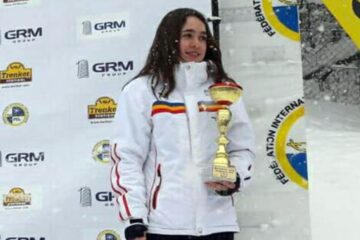 Maria Cristina Ciubotaru a obținut Locul III în Cupa Națiunilor la Sanie pe pârtie naturală