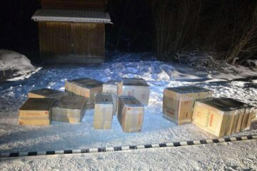 Polițiștii de frontieră au descoperit 11 colete cu țigări de contrabandă