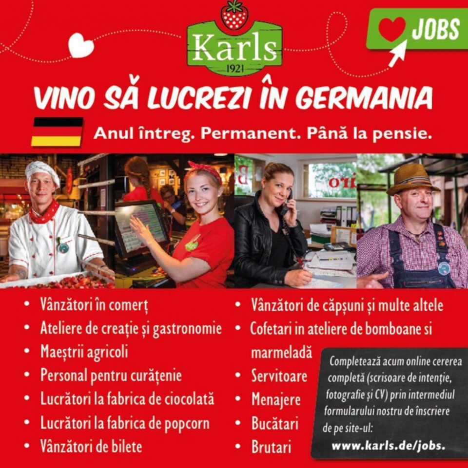 O firmă germană caută forță de muncă din Suceava