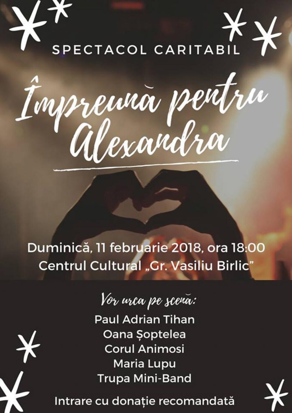 Spectacol caritabil pentru o tânără din Fălticeni diagnosticată recent cu leucemie