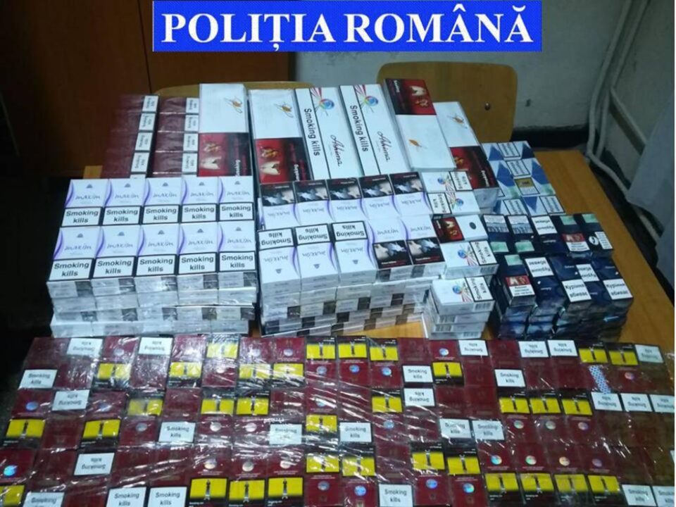 A rămas fără autoturismul cu care transporta țigări de contrabandă