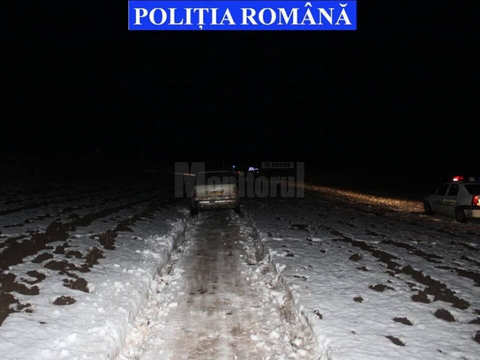 Locul în care mașina a fost abandonată